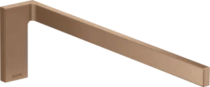 Axor Universal Rectangular Towel Holder 460 X 245 X 105mm Rose Gold/gold - Brushed