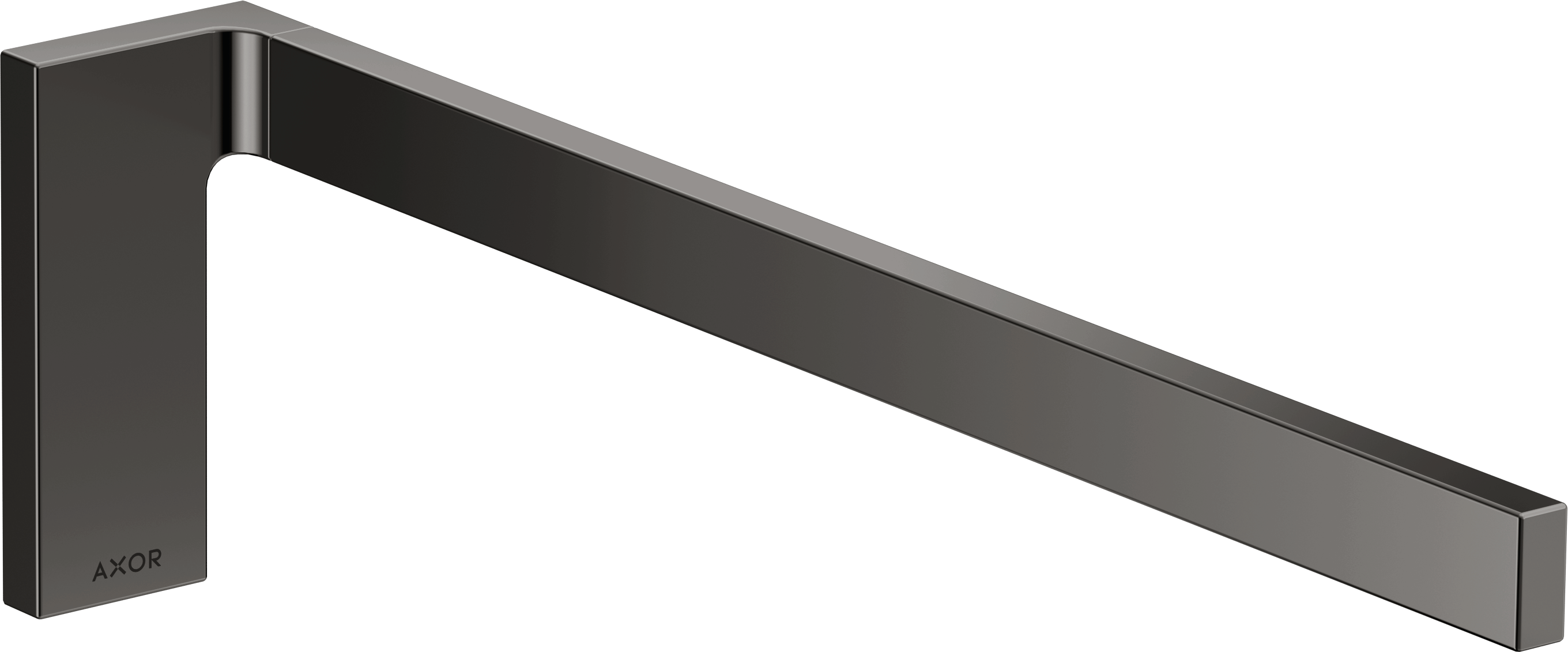 Axor Universal Rectangular Towel Holder 460 X 245 X 105mm Gunmetal/chrome - Polished