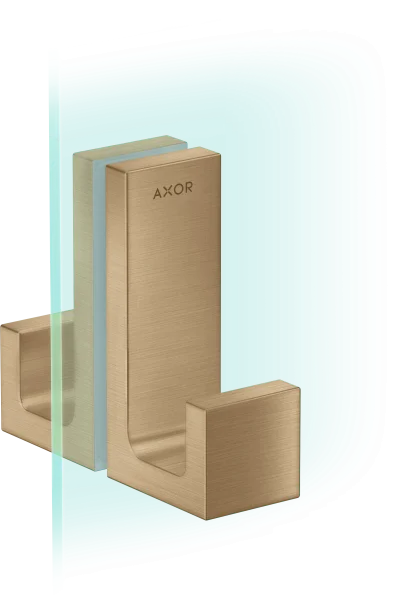 Axor Universal Rectangular Towel Holder 246 X 98 X 76mm Bronze - Brushed