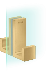 Axor Universal Rectangular Towel Holder 246 X 98 X 76mm Gold - Brushed