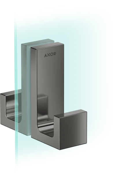 Axor Universal Rectangular Towel Holder 246 X 98 X 76mm Gunmetal/chrome - Polished