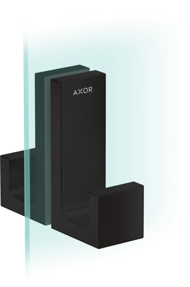Axor Universal Rectangular Towel Holder 246 X 98 X 76mm Black - Matt product image - Image 1