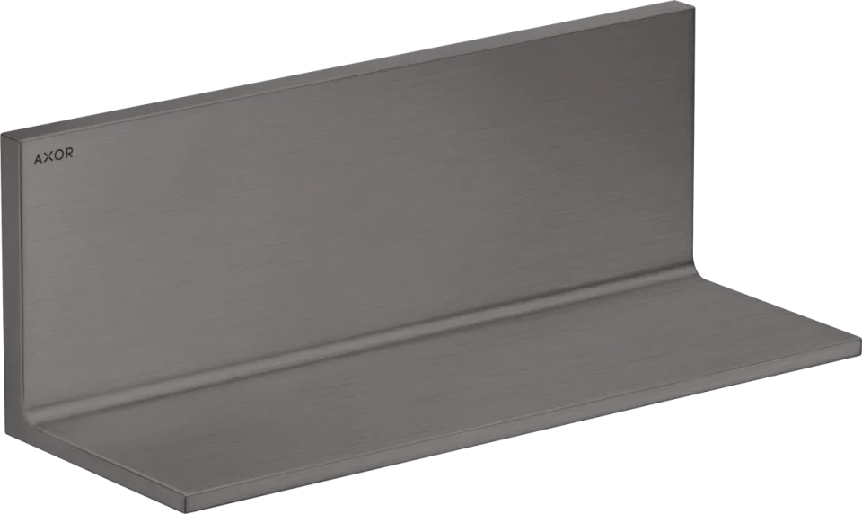 Axor Universal Rectangular Shelves 330 X 215 X 153mm Gunmetal/chrome - Brushed product image - Image 1