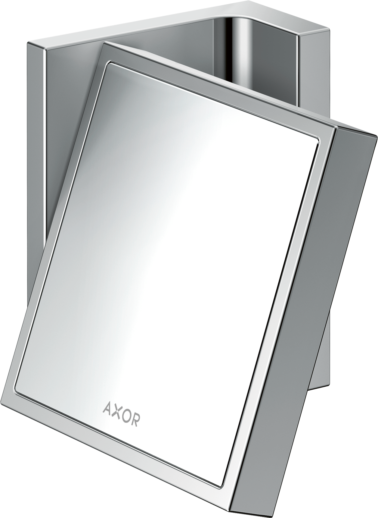 Axor Universal Rectangular Mirrors 214 X 215 X 129mm Chrome product image - Image 2