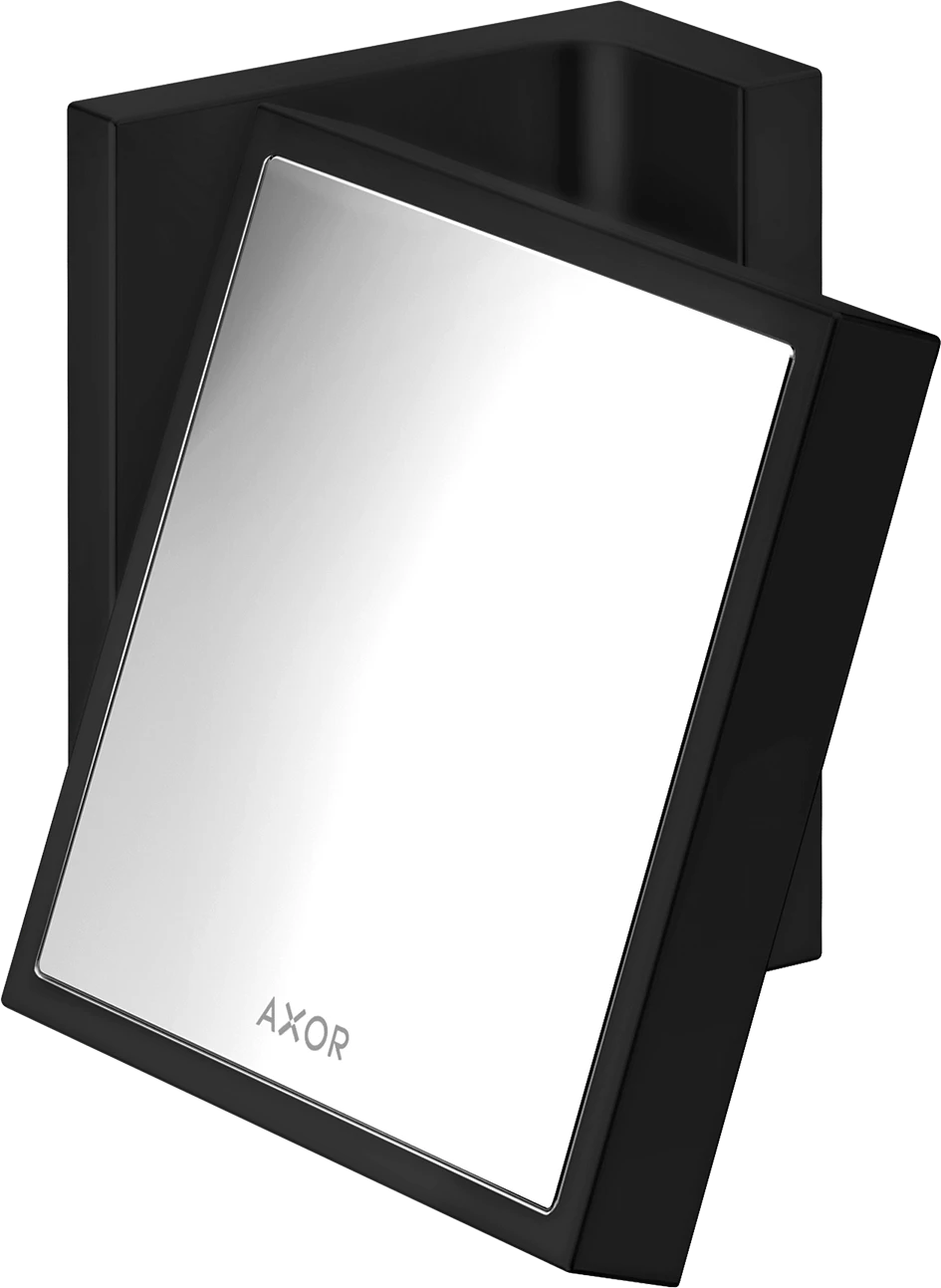 Axor Universal Rectangular Mirrors 220 X 215 X 130mm Black - Matt