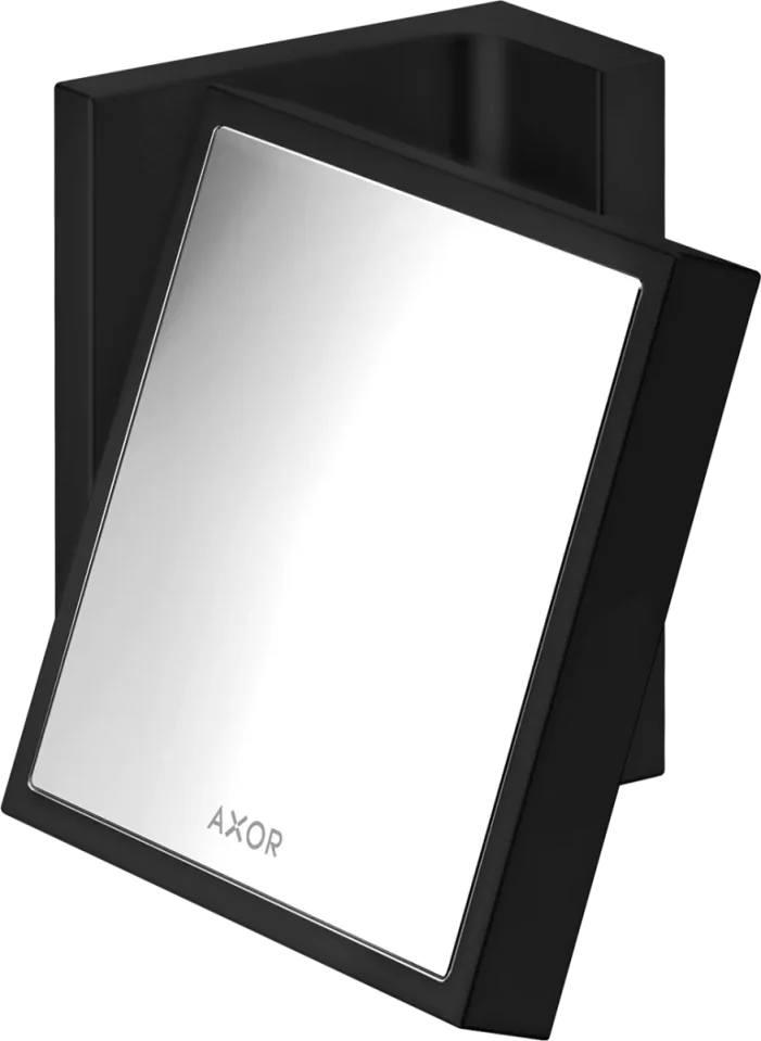 Axor Universal Rectangular Mirrors 220 X 215 X 130mm Black - Matt product image - Image 1