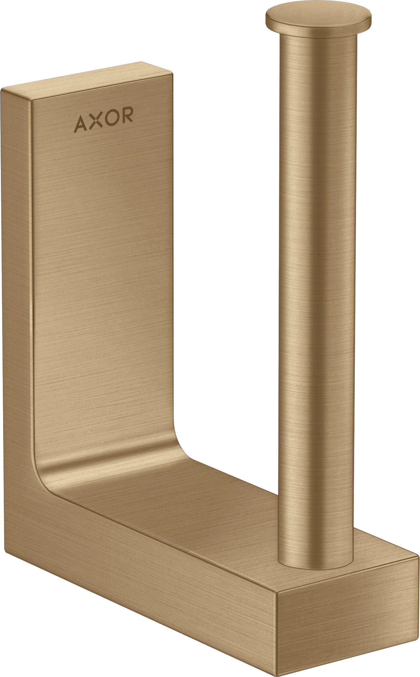 Axor Universal Rectangular Toilet Roll Holders 181 X 162 X 70mm Bronze - Brushed