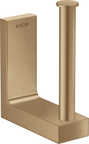 Axor Universal Rectangular Toilet Roll Holders 181 X 162 X 70mm Bronze - Brushed