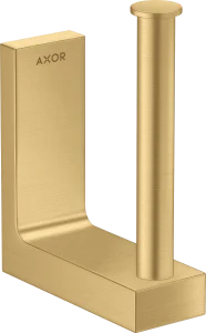 Axor Universal Rectangular Toilet Roll Holders 181 X 162 X 70mm Gold - Brushed