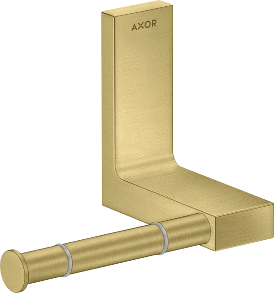 Axor Universal Rectangular Toilet Roll Holders 330 X 217 X 156mm Brass - Brushed