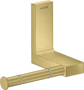 Axor Universal Rectangular Toilet Roll Holders 330 X 217 X 156mm Brass - Brushed