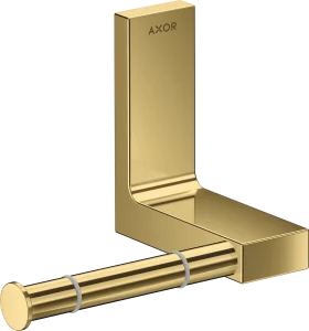 Axor Universal Rectangular Toilet Roll Holders 330 X 217 X 156mm Gold - Polished