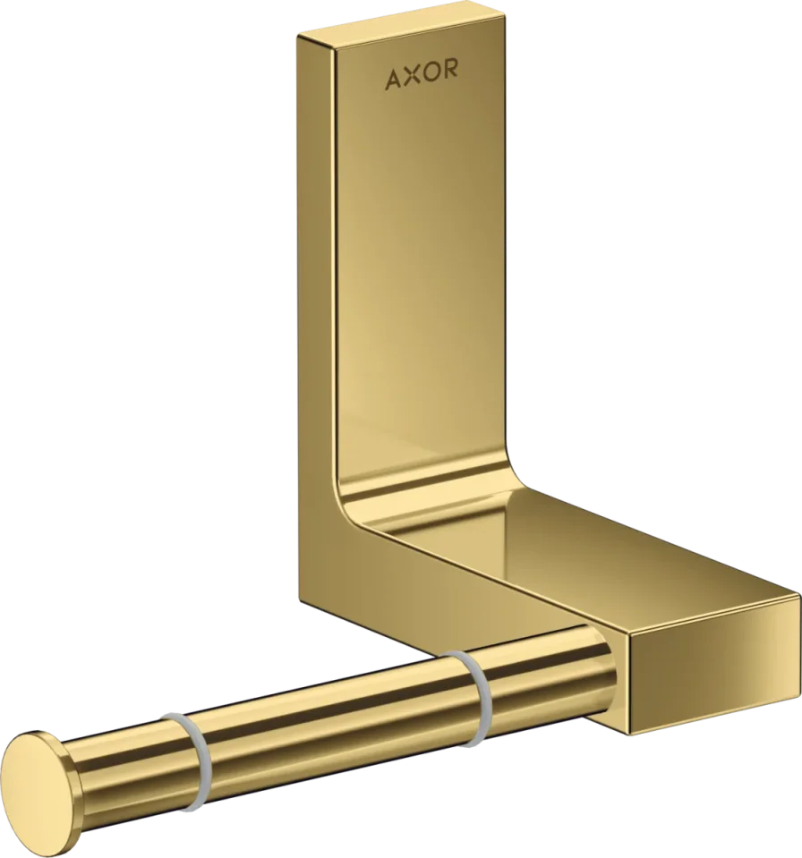 Axor Universal Rectangular Toilet Roll Holders 330 X 217 X 156mm Gold - Polished product image - Image 1