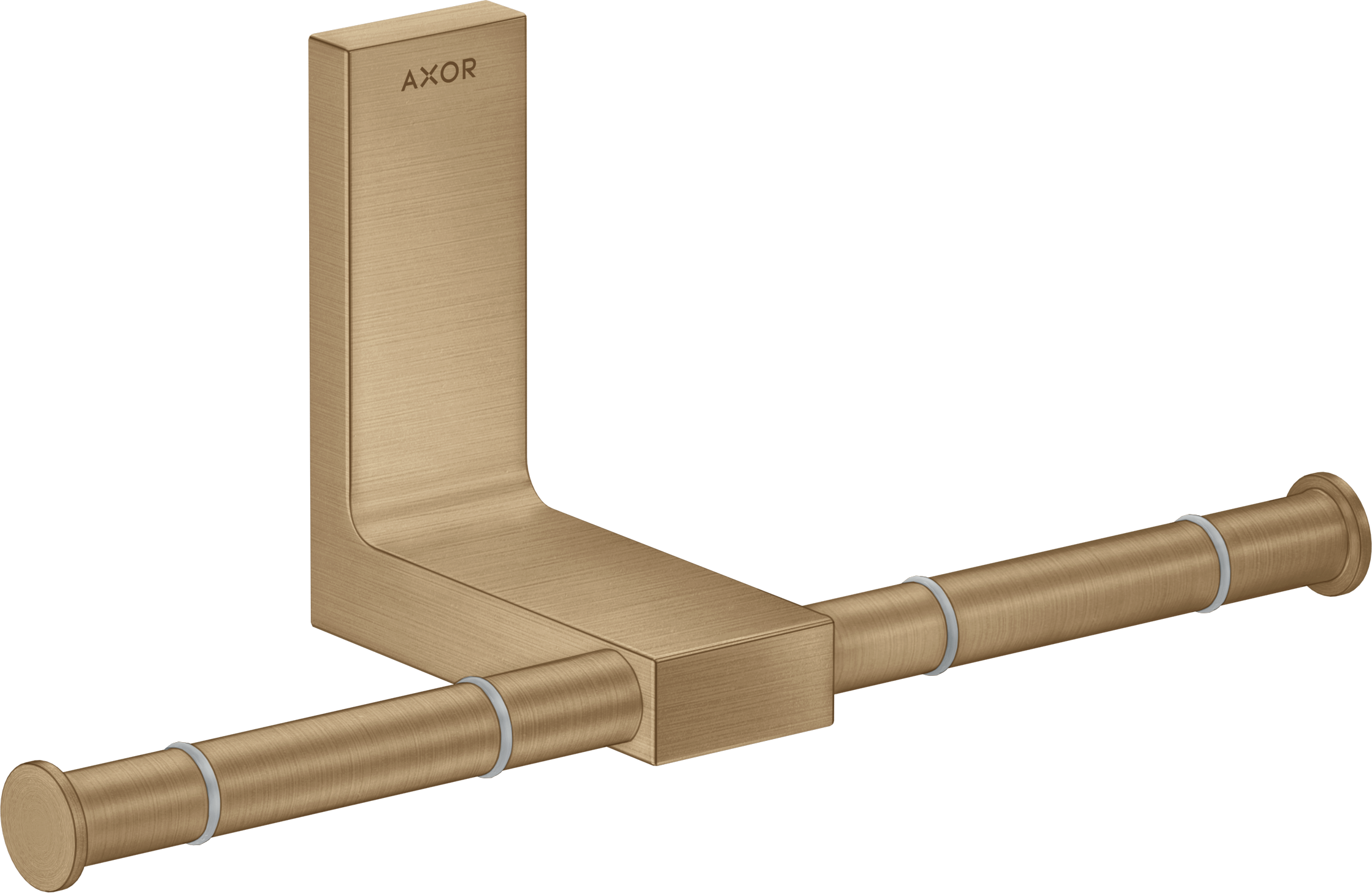 Axor Universal Rectangular Toilet Roll Holders 330 X 217 X 155mm Bronze - Brushed product image - Image 2