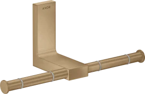Axor Universal Rectangular Toilet Roll Holders 330 X 217 X 155mm Bronze - Brushed