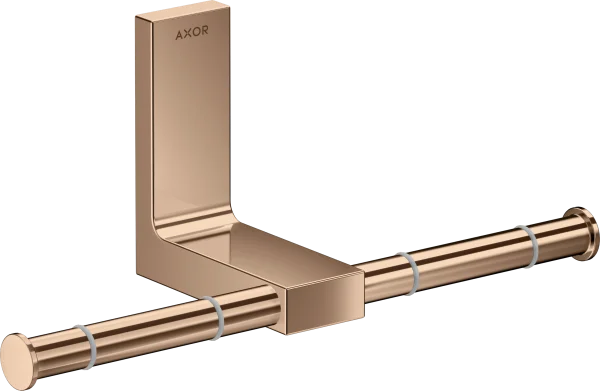 Axor Universal Rectangular Toilet Roll Holders 330 X 215 X 155mm Rose Gold/gold - Polished