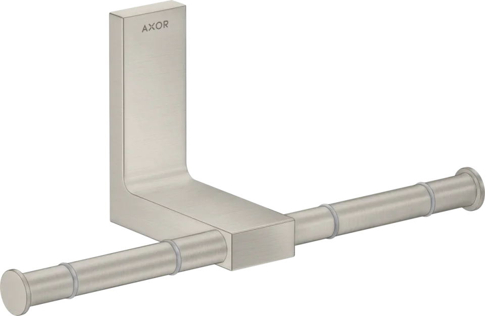 Axor Universal Rectangular Toilet Roll Holders 330 X 215 X 155mm Stainless Steel product image - Image 1
