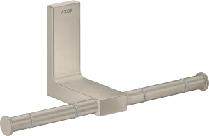 Axor Universal Rectangular Toilet Roll Holders 330 X 215 X 155mm Nickel - Brushed