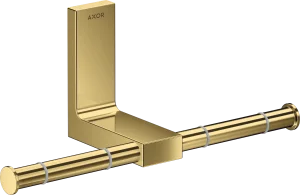 Axor Universal Rectangular Toilet Roll Holders 330 X 215 X 155mm Gold - Polished