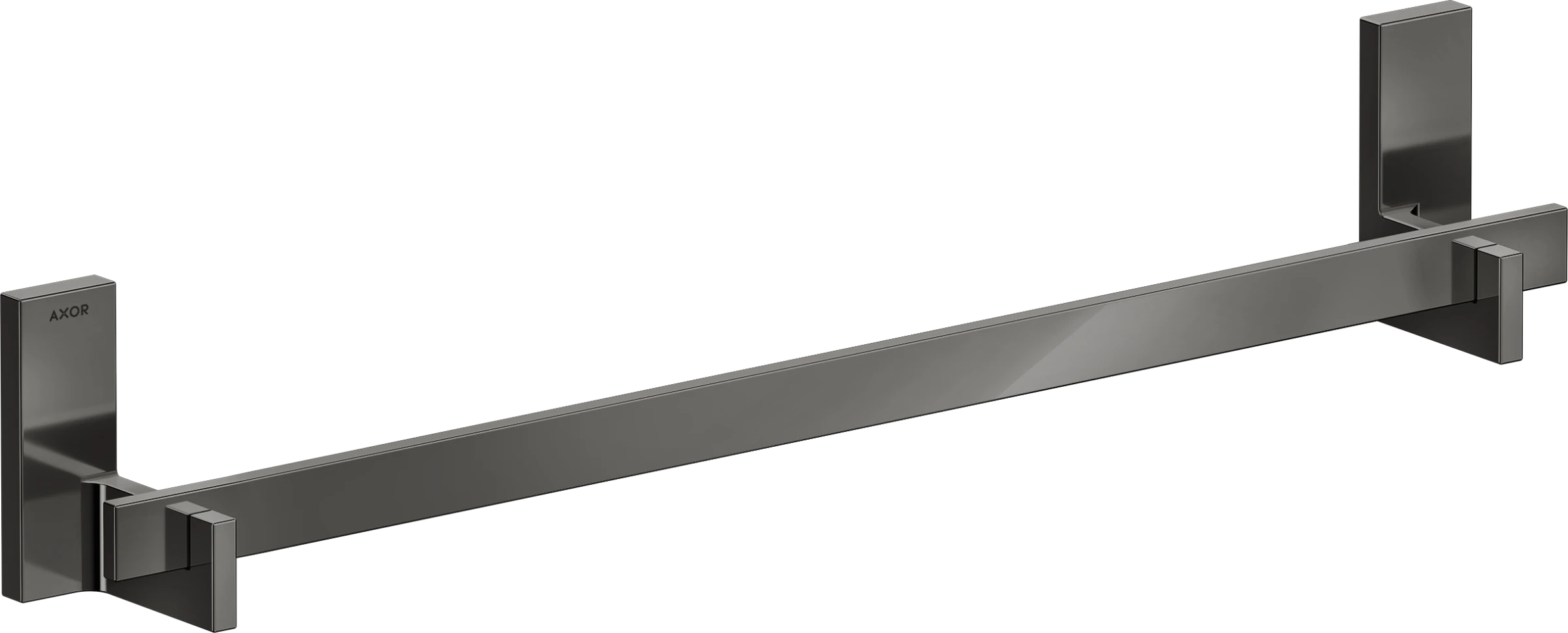 Axor Universal Rectangular Towel Holder 780 X 160 X 105mm Gunmetal/chrome - Polished