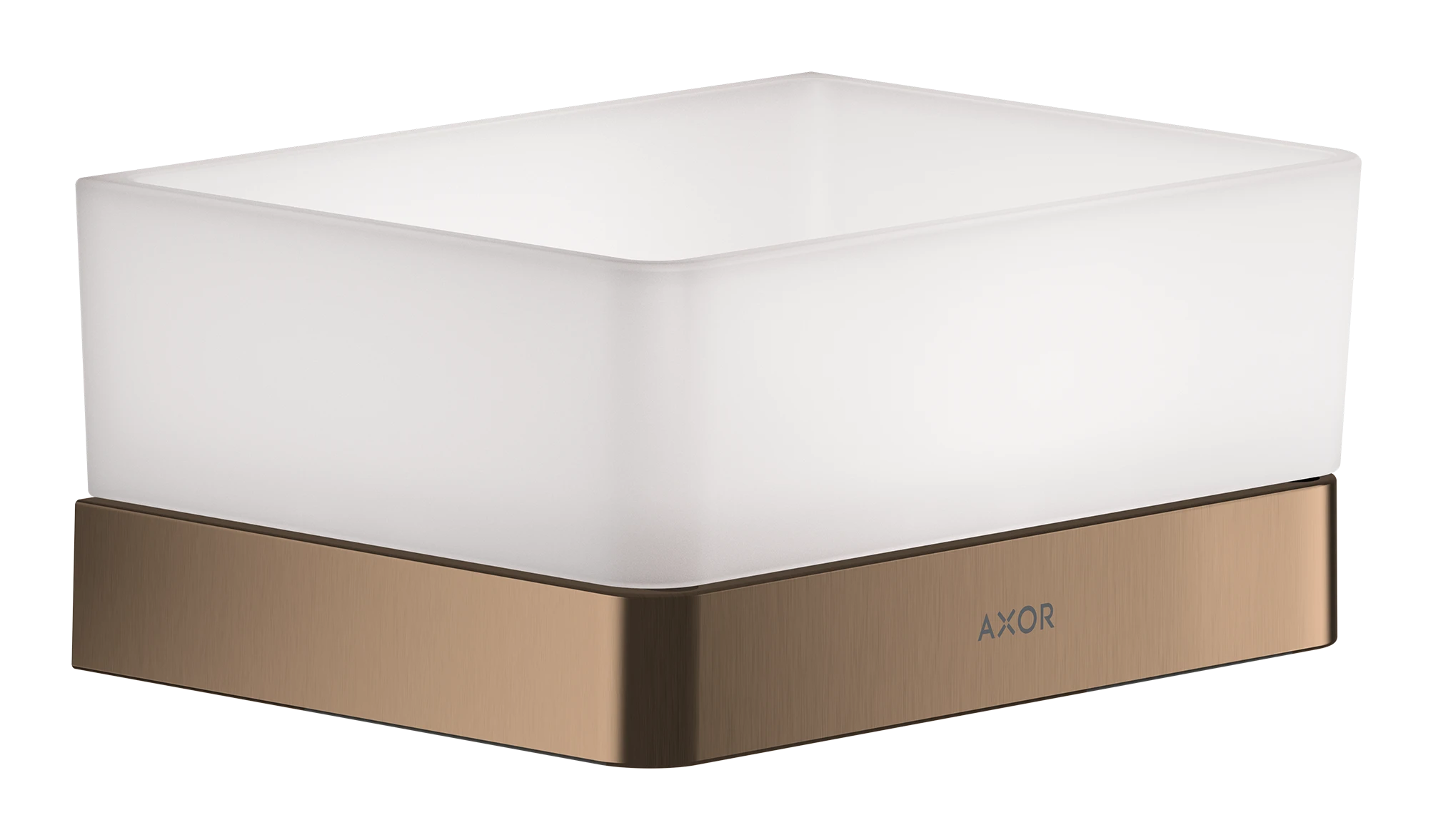 Axor Universal Softsquare Shelves 218 X 185 X 135mm Rose Gold/gold - Brushed