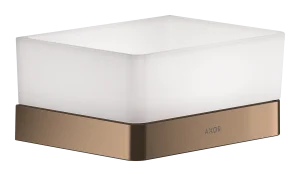 Axor Universal Softsquare Shelves 218 X 185 X 135mm Rose Gold/gold - Brushed