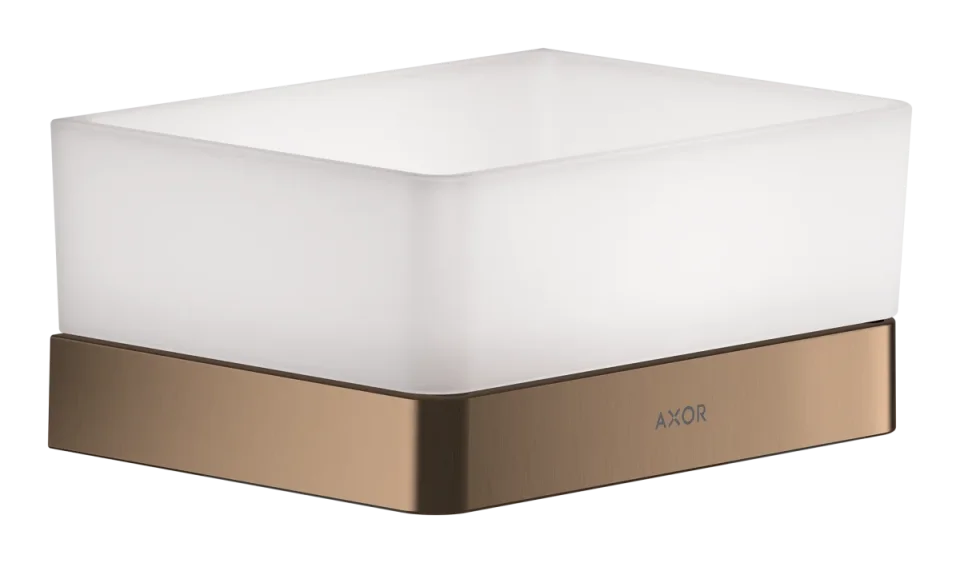 Axor Universal Softsquare Shelves 218 X 185 X 135mm Rose Gold/gold - Brushed product image - Image 1