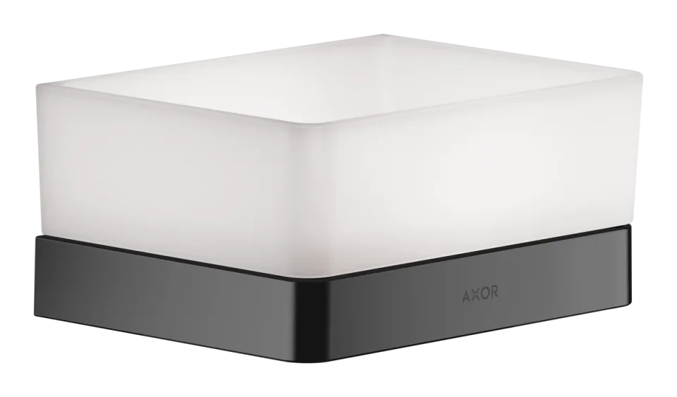 Axor Universal Softsquare Shelves 218 X 185 X 135mm Gunmetal/chrome - Polished product image - Image 1