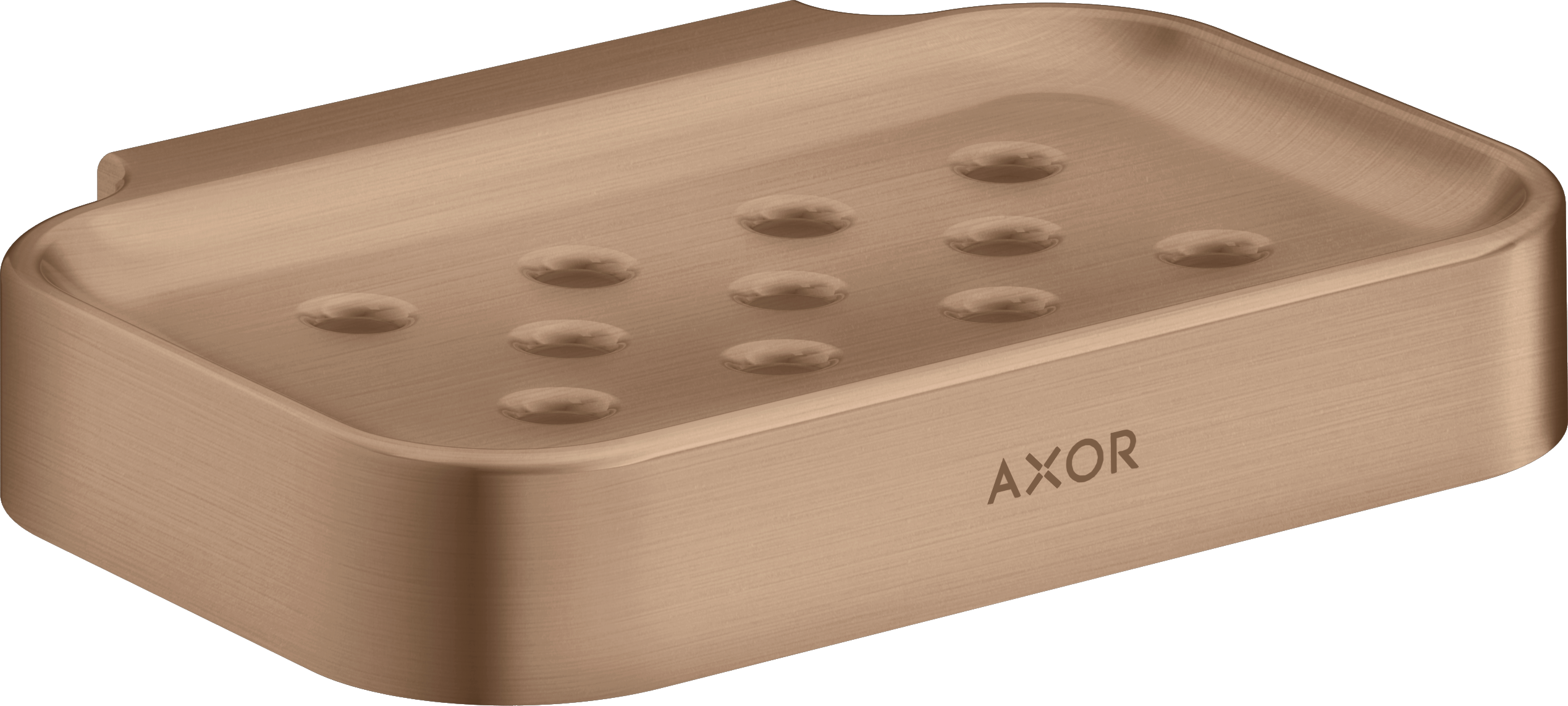 Axor Universal Circular Soap Dishes /-basket 130 X 110 X 87mm Rose Gold/gold - Brushed