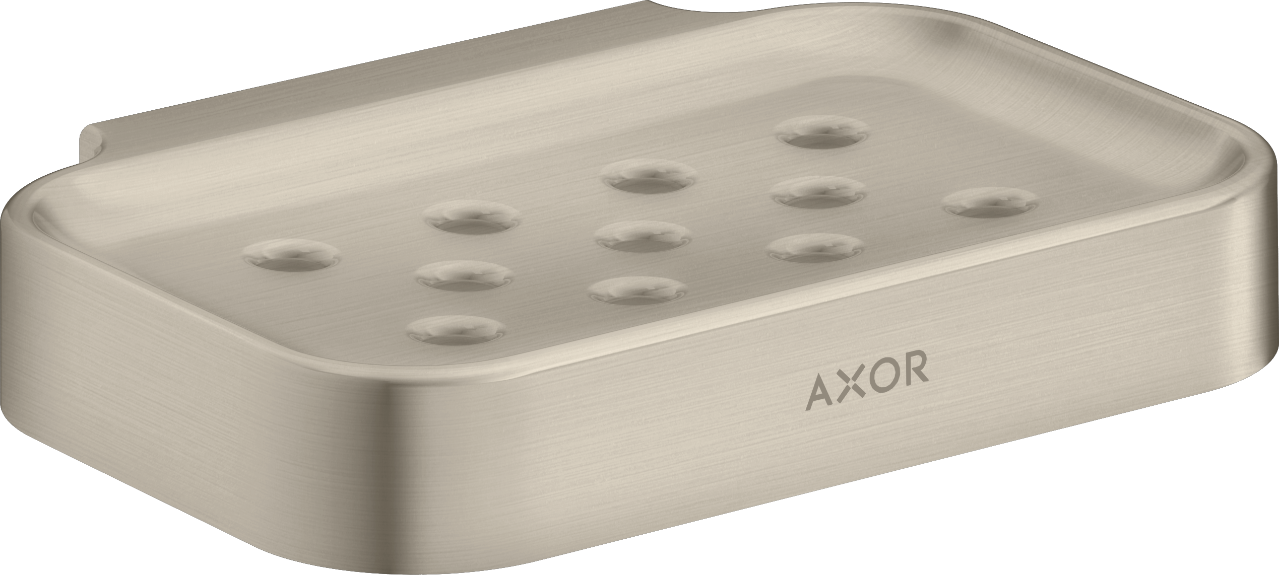 Axor Universal Circular Soap Dishes /-basket 130 X 110 X 87mm Nickel - Brushed product image - Image 2