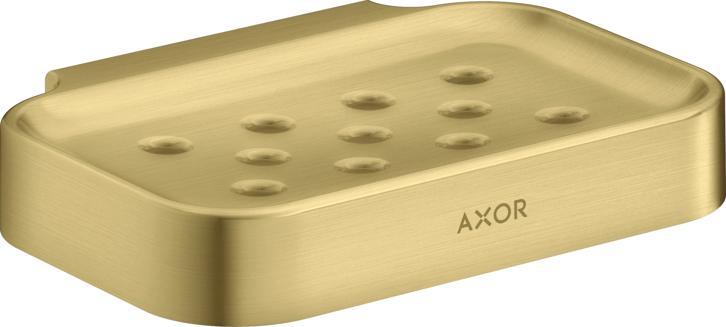 Axor Universal Circular Soap Dishes /-basket 130 X 110 X 87mm Brass - Brushed