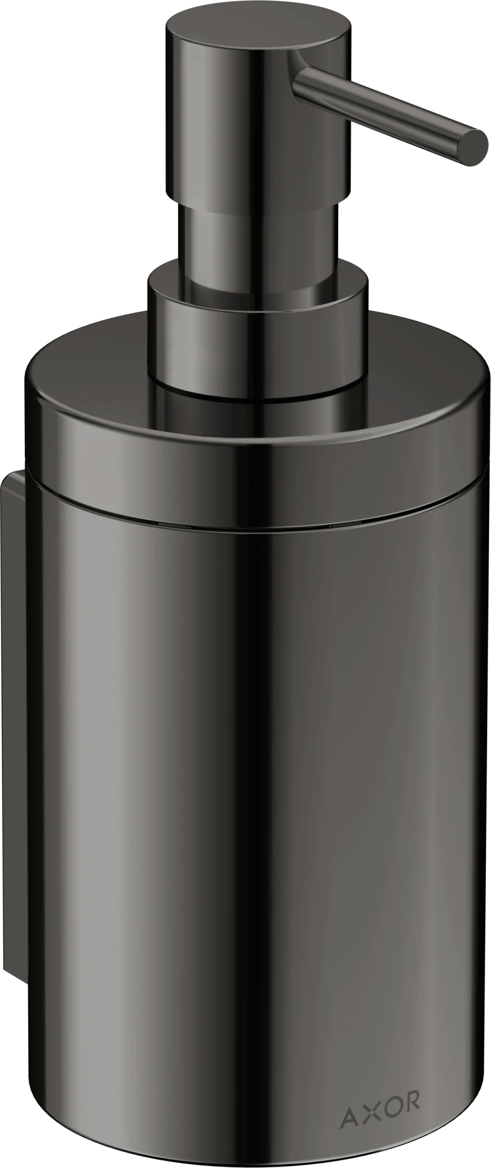 Axor Universal Circular Lotion Dispenser 256 X 163 X 102mm Gunmetal/chrome - Polished
