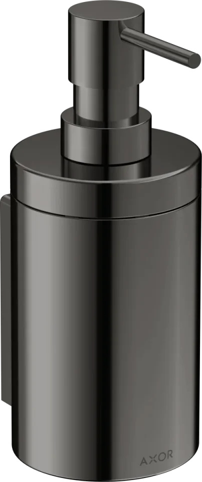 Axor Universal Circular Lotion Dispenser 256 X 163 X 102mm Gunmetal/chrome - Polished product image - Image 1