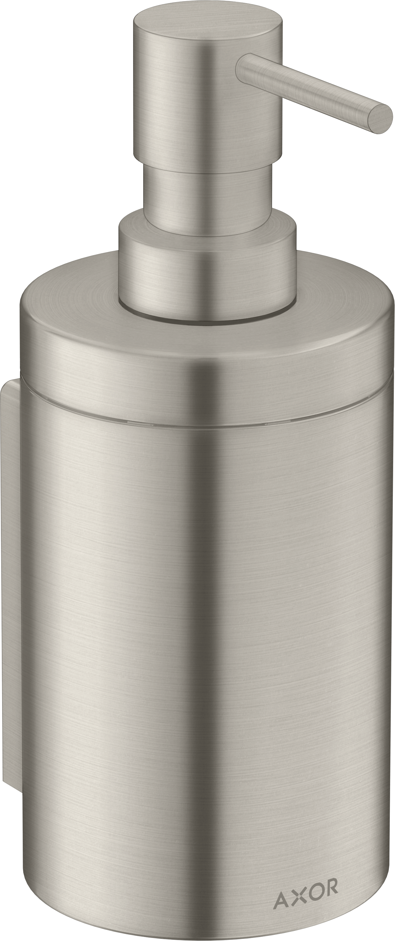 Axor Universal Circular Lotion Dispenser 256 X 163 X 102mm Stainless Steel