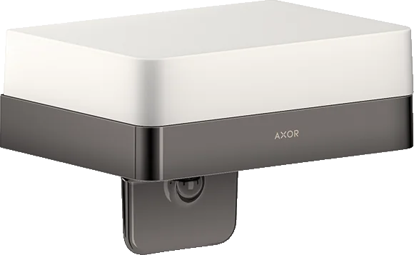 Axor Universal Softsquare Lotion Dispenser 225 X 190 X 130mm Gunmetal/chrome - Polished