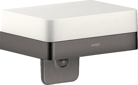 Axor Universal Softsquare Lotion Dispenser 225 X 190 X 130mm Gunmetal/chrome - Brushed product image - Image 2