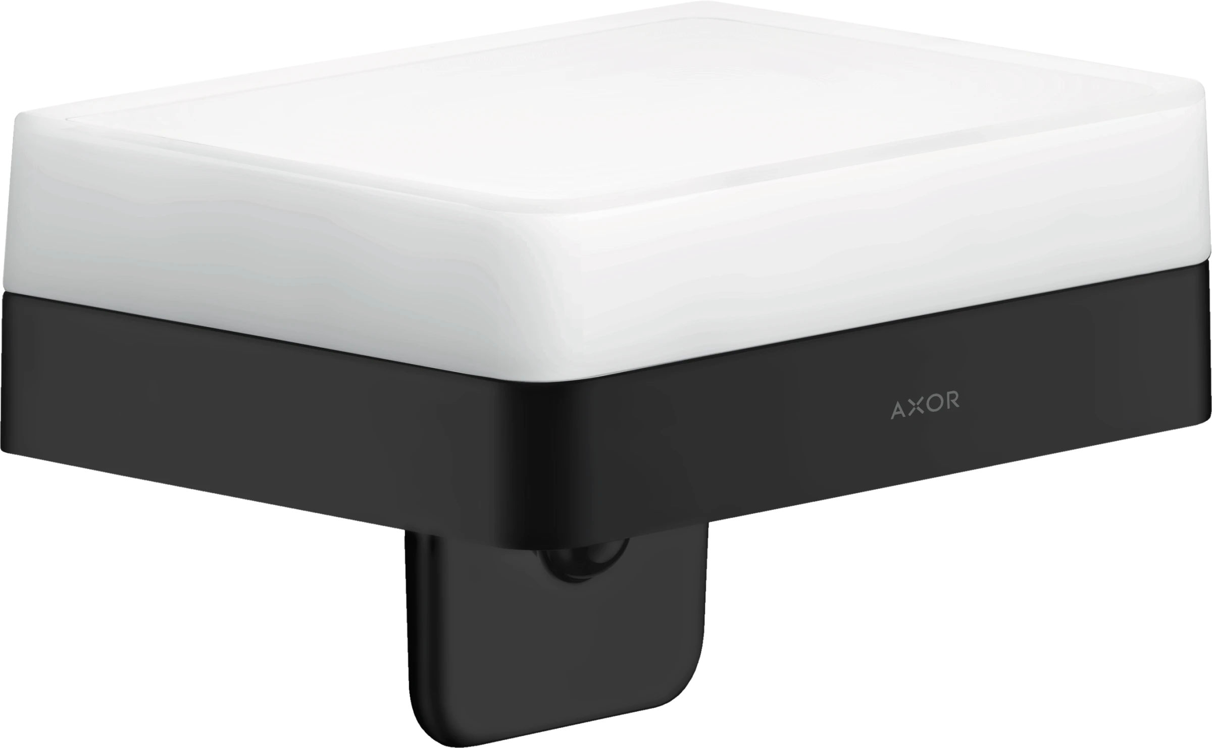Axor Universal Softsquare Lotion Dispenser 215 X 180 X 135mm Black - Matt