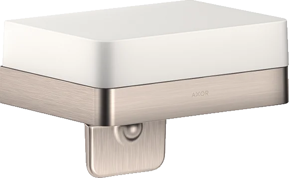 Axor Universal Softsquare Lotion Dispenser 225 X 190 X 130mm Stainless Steel