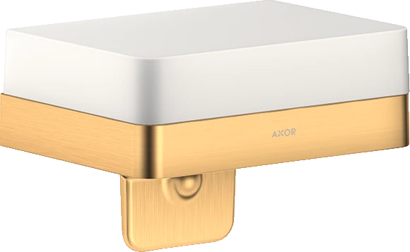 Axor Universal Softsquare Lotion Dispenser 225 X 190 X 130mm Brass - Brushed