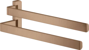 Axor Universal Softsquare Towel Holder 580 X 170 X 150mm Rose Gold/gold - Brushed