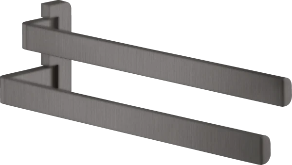 Axor Universal Softsquare Towel Holder 580 X 170 X 150mm Gunmetal/chrome - Brushed