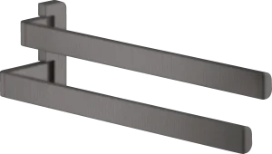 Axor Universal Softsquare Towel Holder 580 X 170 X 150mm Gunmetal/chrome - Brushed