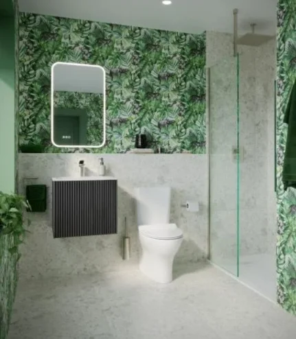 Crosswater MPRO Towel Ring Brushed Stainless Steel Effect detail view - Image 4