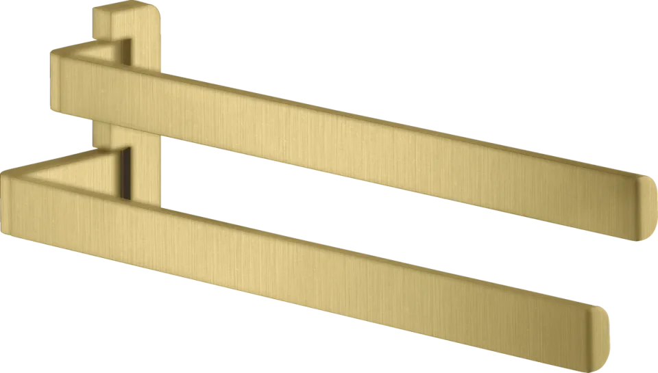 Axor Universal Softsquare Towel Holder 580 X 170 X 150mm Brass - Brushed product image - Image 1