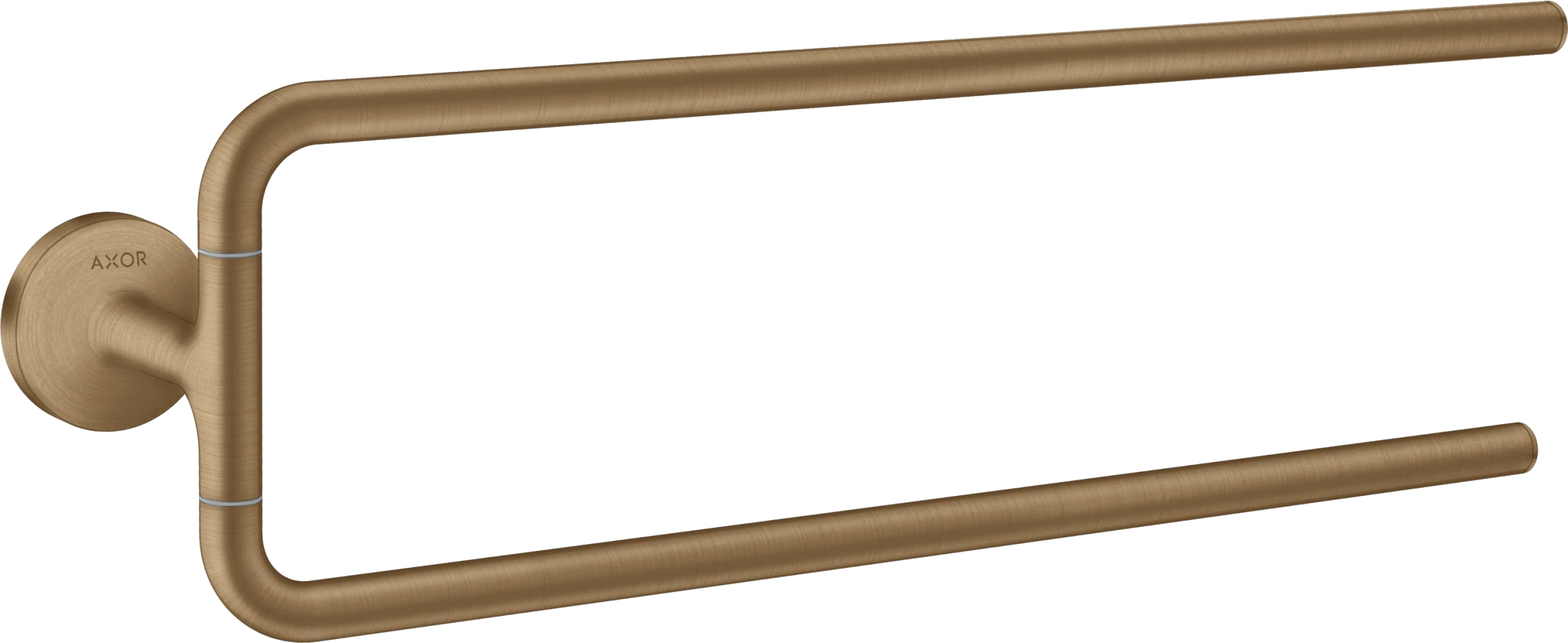 Axor Universal Circular Towel Holder 466 X 130 X 72mm Bronze - Brushed