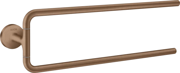 Axor Universal Circular Towel Holder 466 X 130 X 72mm Rose Gold/gold - Brushed