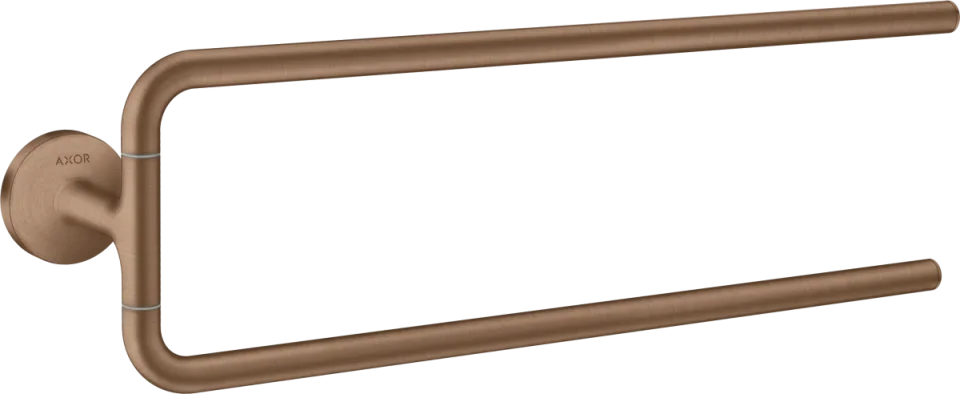 Axor Universal Circular Towel Holder 466 X 130 X 72mm Rose Gold/gold - Brushed product image - Image 1