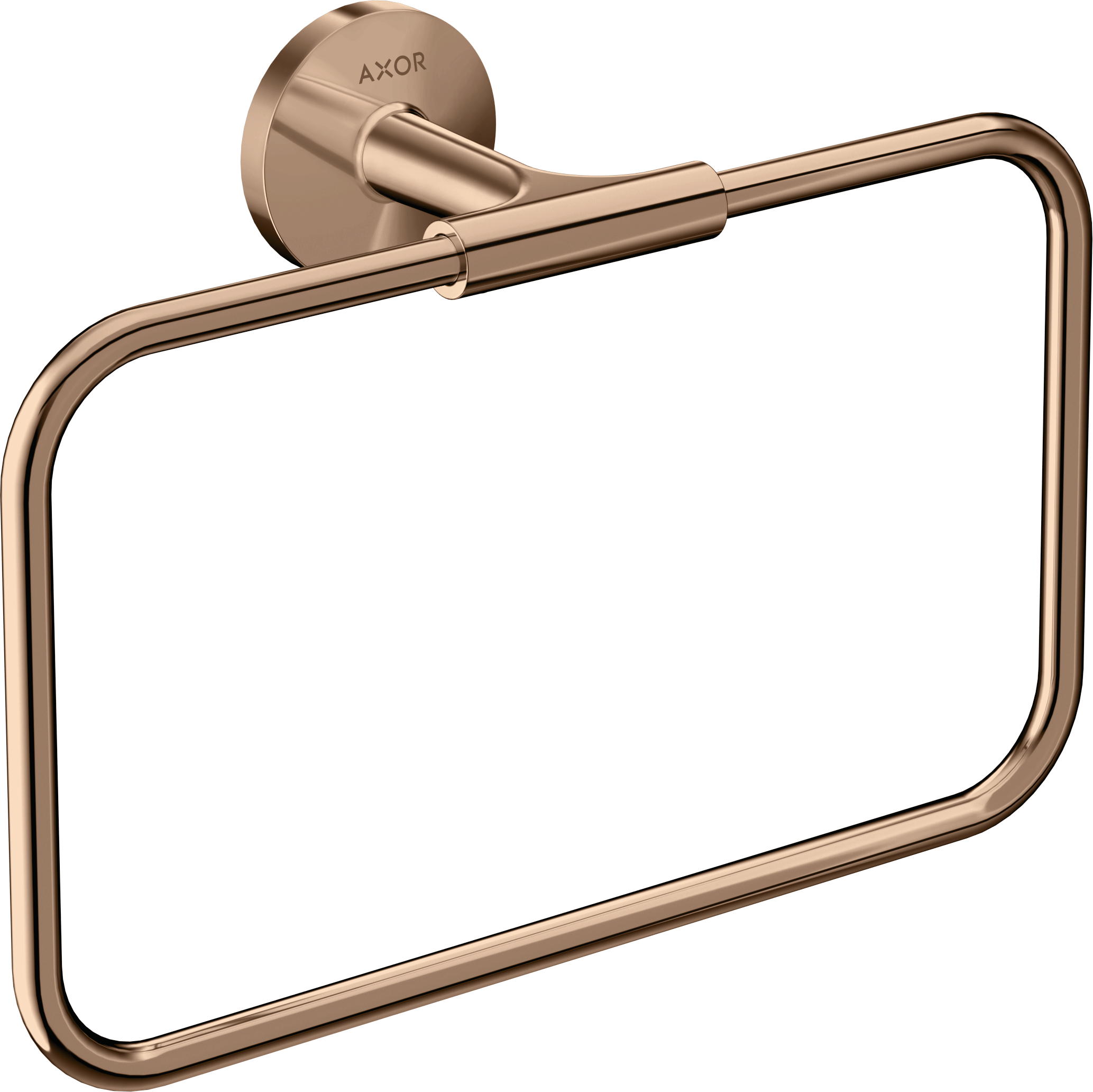 Axor Universal Circular Towel Ring 285 X 157 X 82mm Rose Gold/gold - Polished