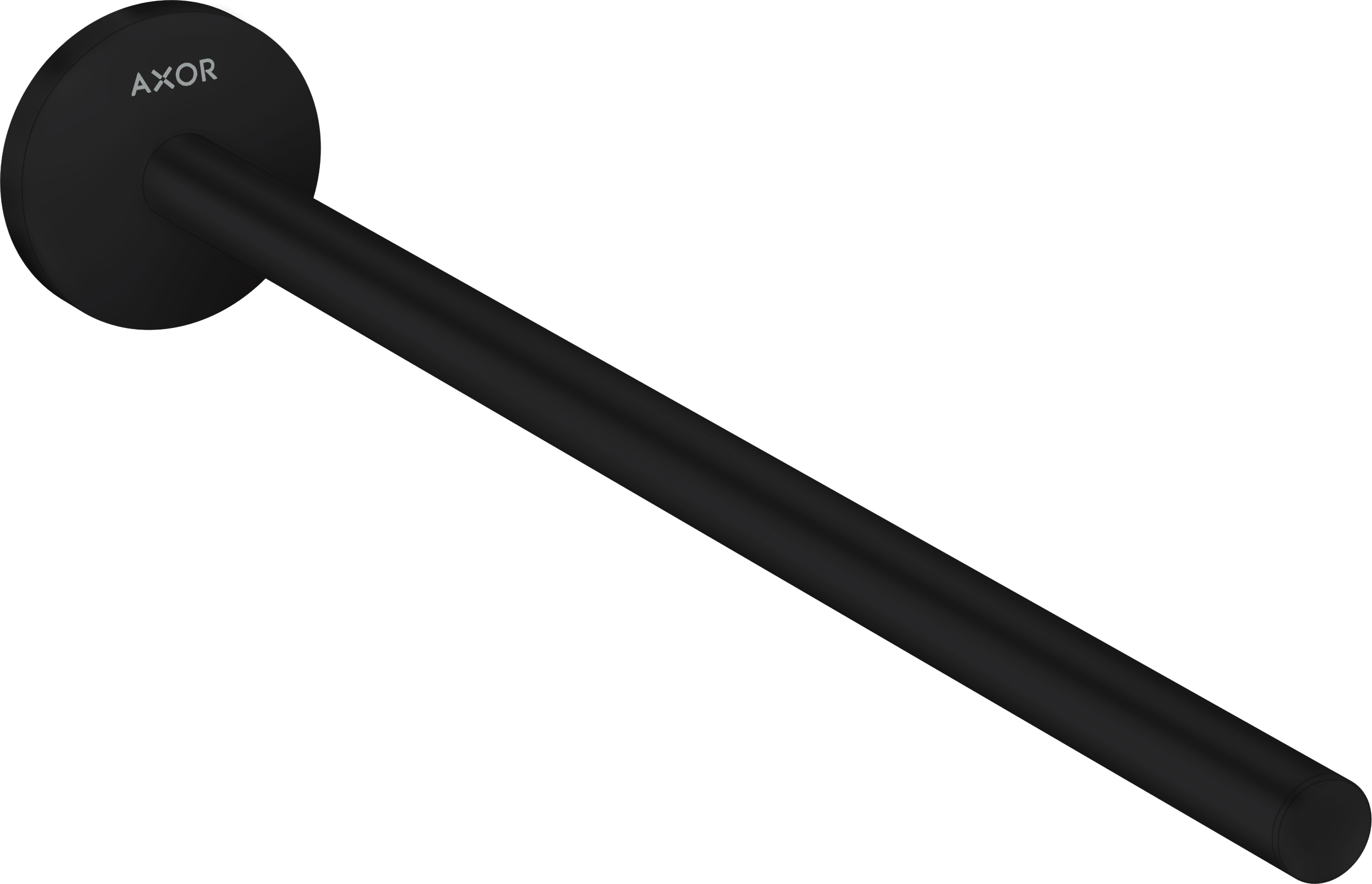 Axor Universal Circular Towel Holder 535 X 90 X 105mm Black - Matt
