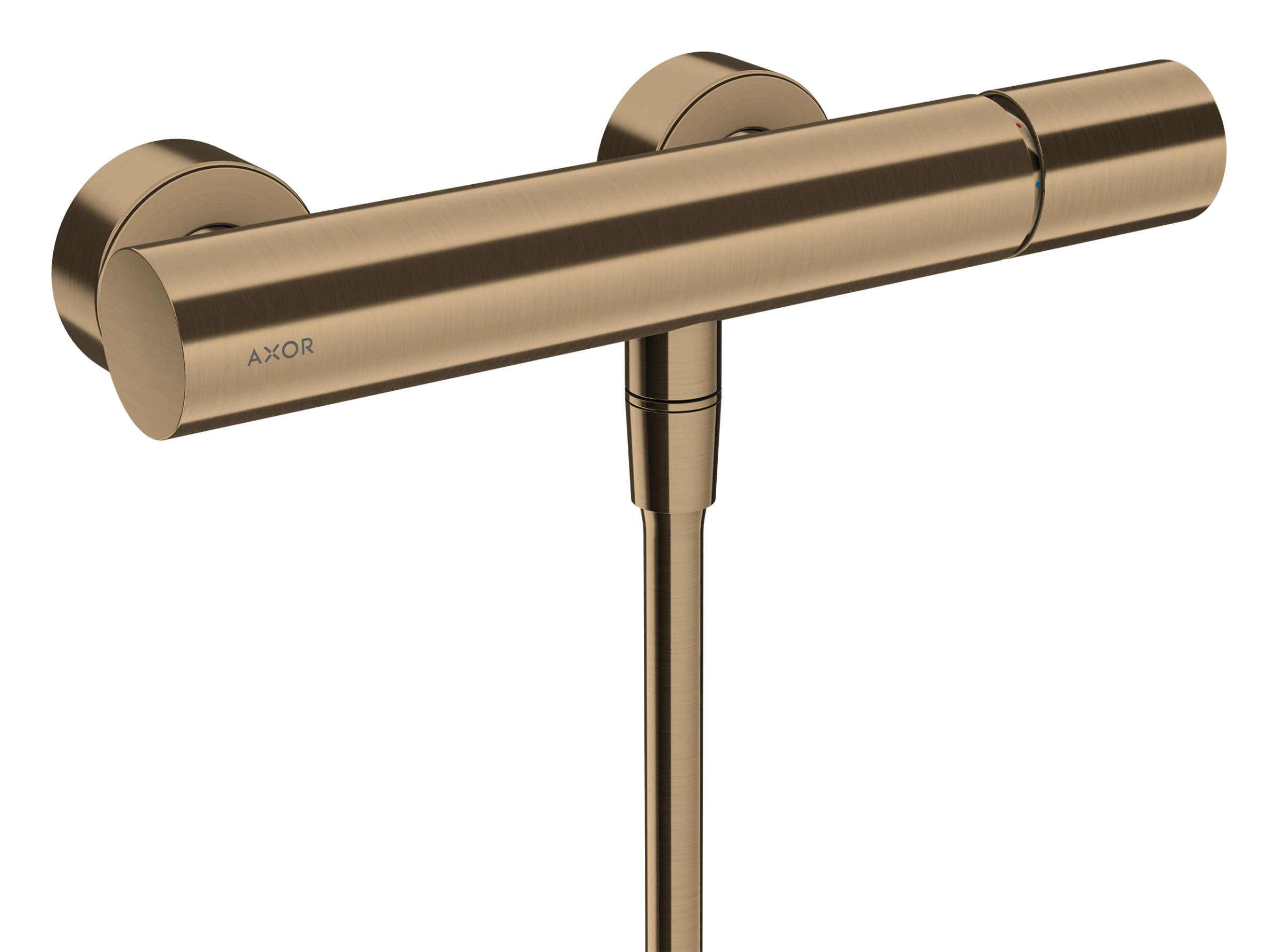 Axor Uno Shower Mixers Exposed 330 X 220 X 160mm Bronze - Brushed